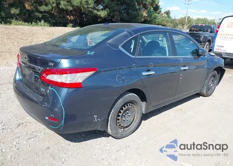 2014 Nissan Sentra Sv z USA, uszkodzony, nr VIN 3N1AB7AP7EY317308